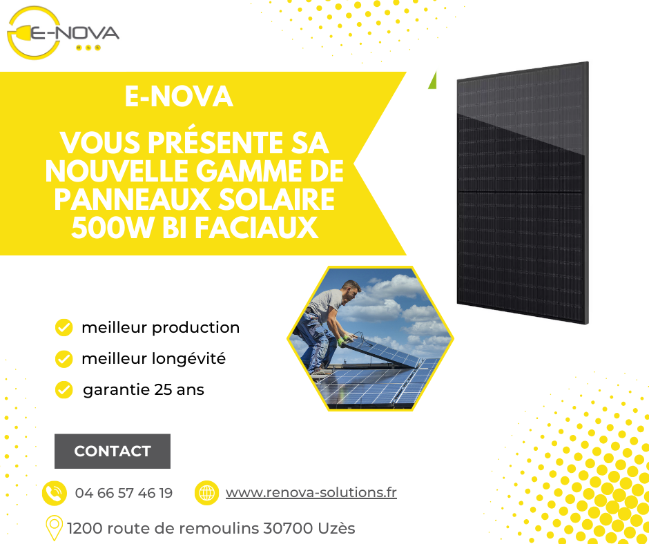 panneaux solaire 500w